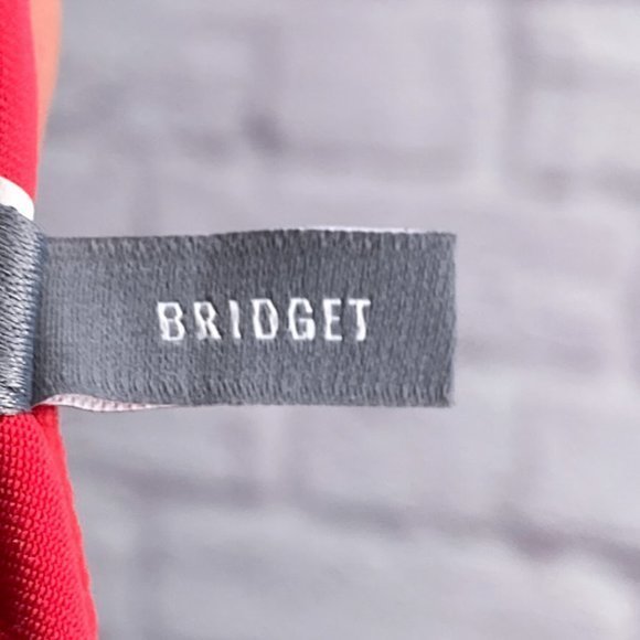 Aerie 34B Pink Double Bow Front Bridget Padded‎ Push Up Halter Bikini Swim Top - Picture 5 of 5